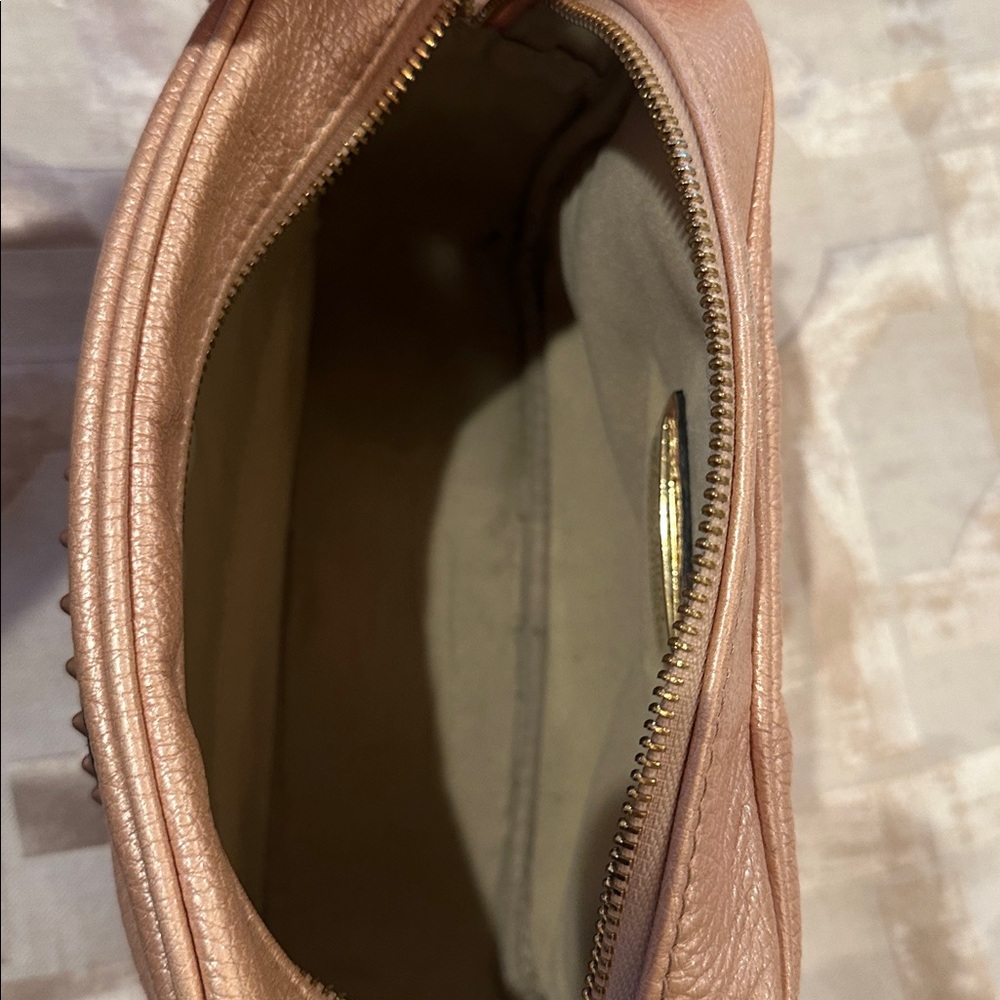 Valentino Mia Rock Learher Crossbody Bag Rose/Blush - Picture 9 of 9